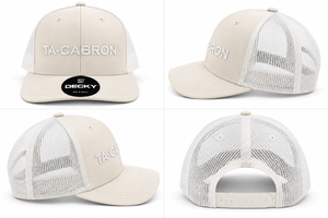 (Cream/White) Ta-Cabron Trucker Hat