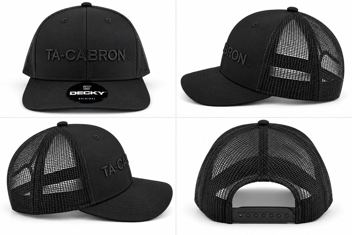 (Black) Ta-Cabron Trucker Hat